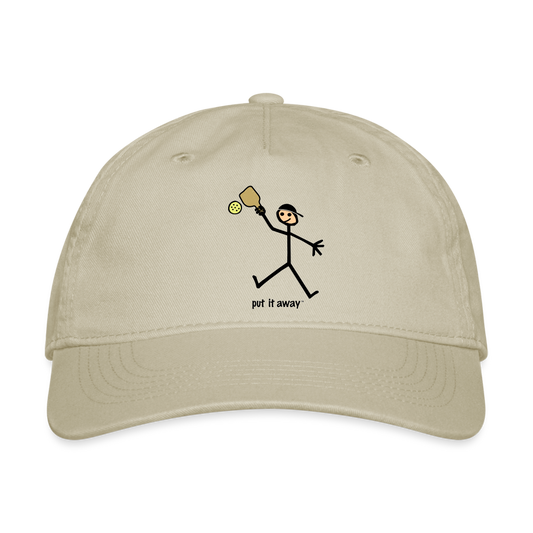 Put It Away Organic Pickleball Hat - khaki