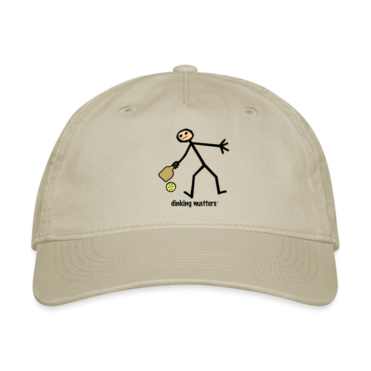 Dinking Matters Organic Pickleball Hat - khaki