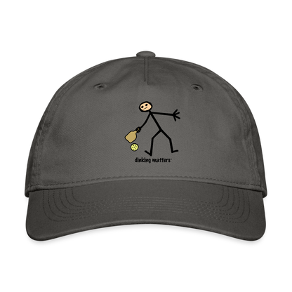 Dinking Matters Organic Pickleball Hat - charcoal