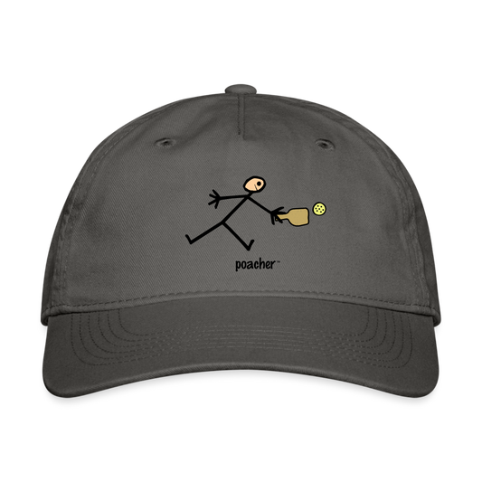 Poacher Organic Pickleball Hat - charcoal
