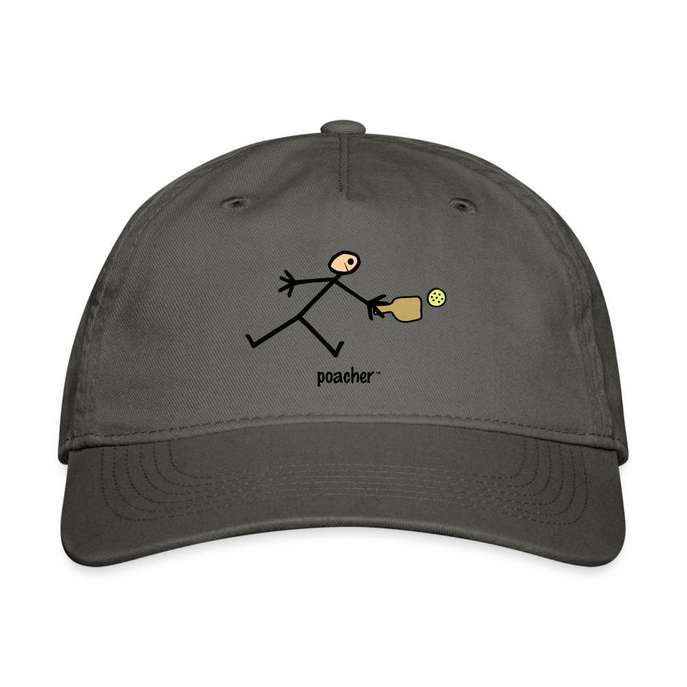 Poacher Organic Pickleball Hat - charcoal