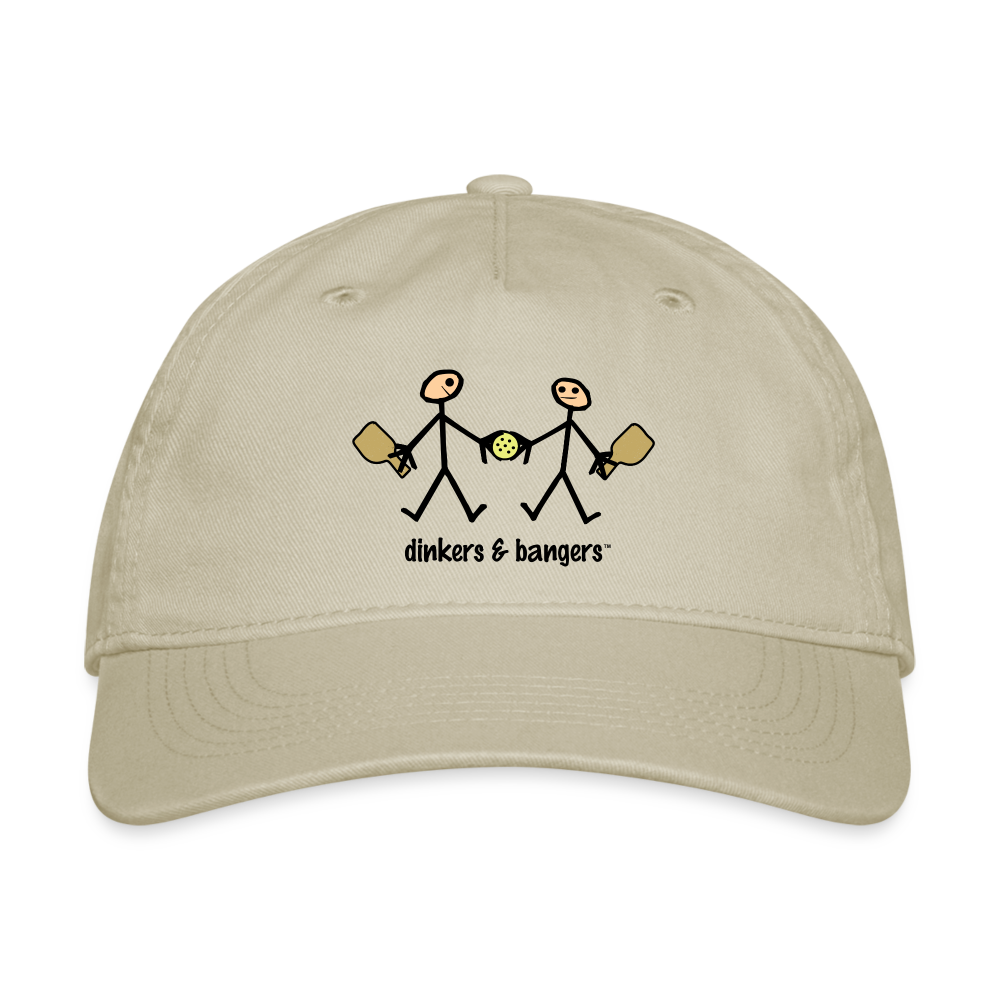 Dinkers & Bangers Organic Pickleball Hat - khaki