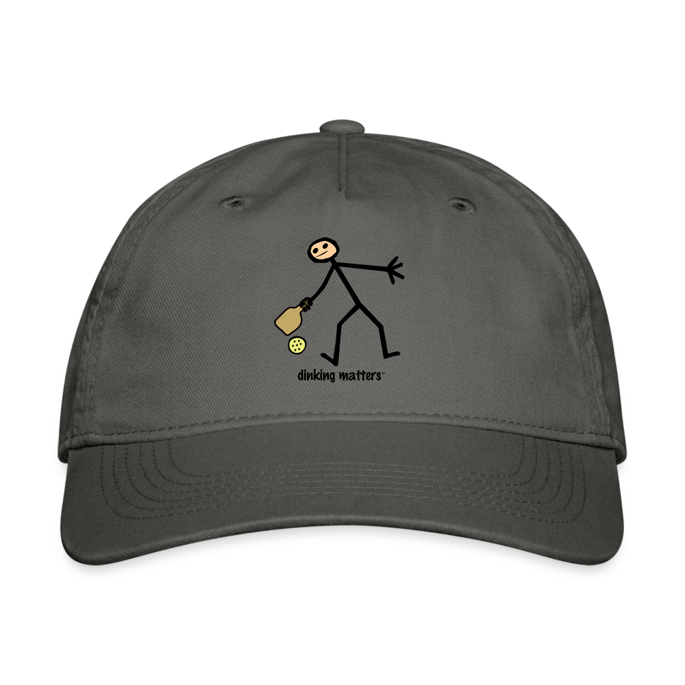 Dinking Matters Organic Pickleball Hat - charcoal