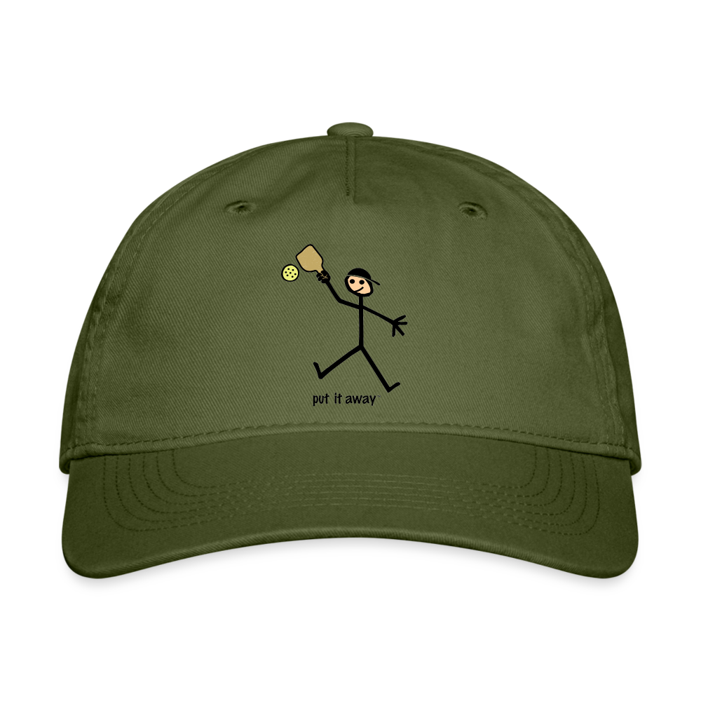 Put It Away Organic Pickleball Hat - olive green