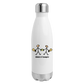 Dinkers & Bangers Insulated Stainless Steel Water Bottle - white
