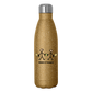 Dinkers & Bangers Insulated Stainless Steel Water Bottle - gold glitter