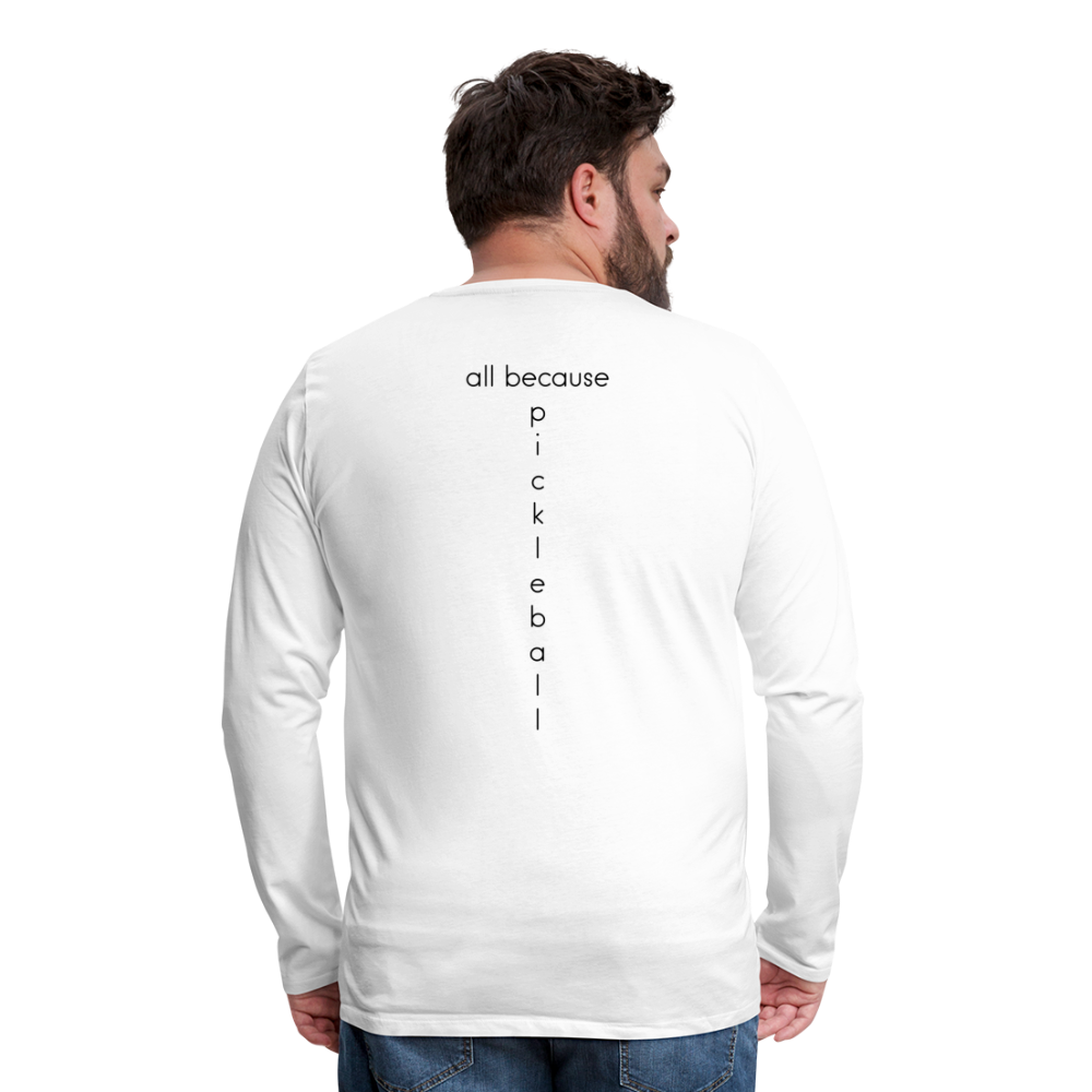 Poacher Men's Premium Long Sleeve T-Shirt | Spreadshirt 875 - white