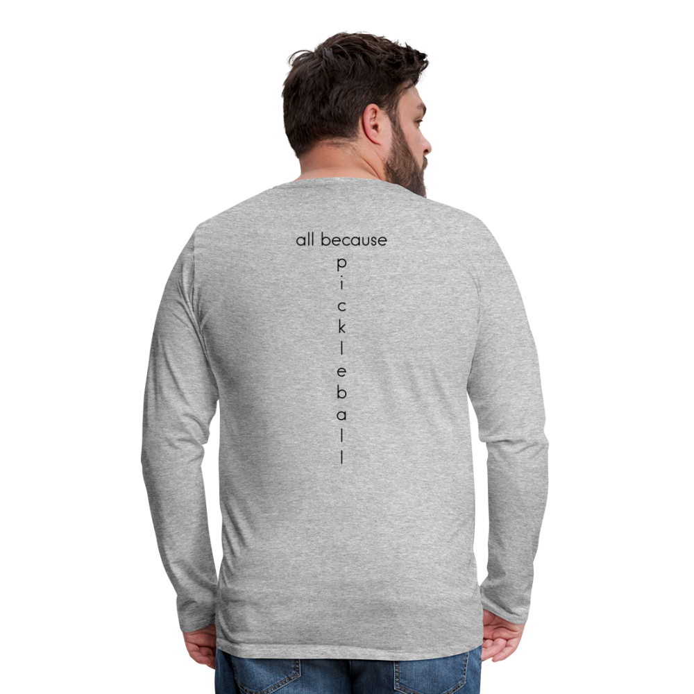 Poacher Men's Premium Long Sleeve T-Shirt | Spreadshirt 875 - heather gray