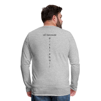 Poacher Men's Premium Long Sleeve T-Shirt | Spreadshirt 875 - heather gray