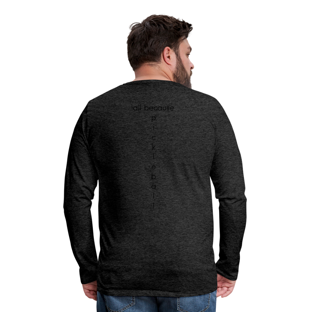 Poacher Men's Premium Long Sleeve T-Shirt | Spreadshirt 875 - charcoal grey