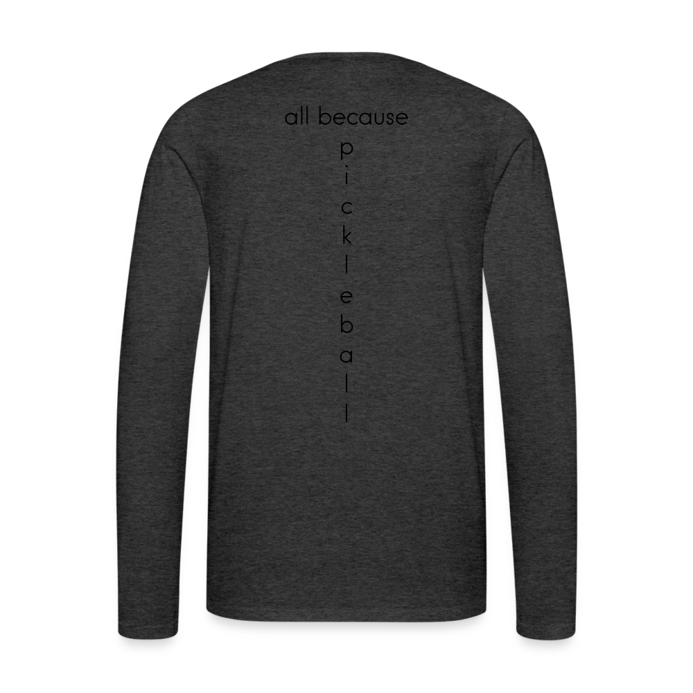 Poacher Men's Premium Long Sleeve T-Shirt | Spreadshirt 875 - charcoal grey