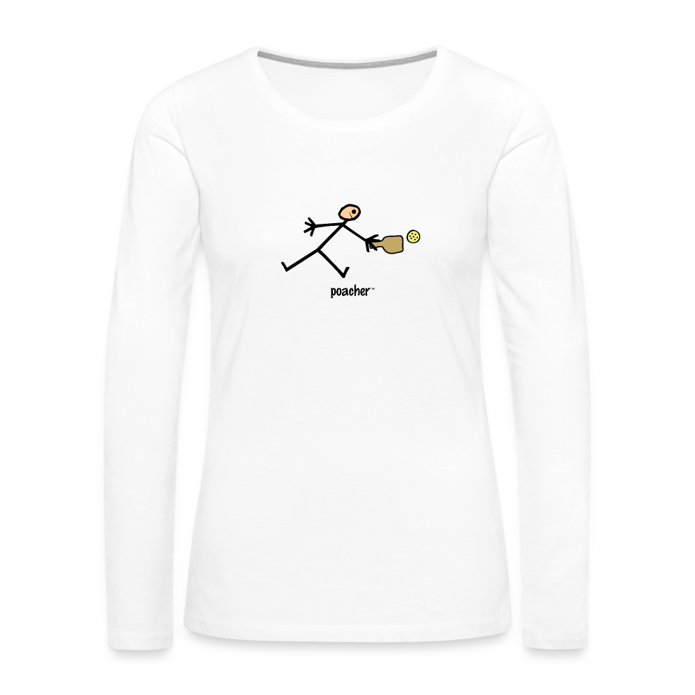 Poacher Women's Premium Long Sleeve T-Shirt | Spreadshirt 876 - white