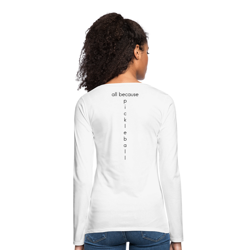 Poacher Women's Premium Long Sleeve T-Shirt | Spreadshirt 876 - white