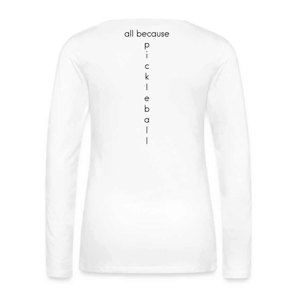 Poacher Women's Premium Long Sleeve T-Shirt | Spreadshirt 876 - white