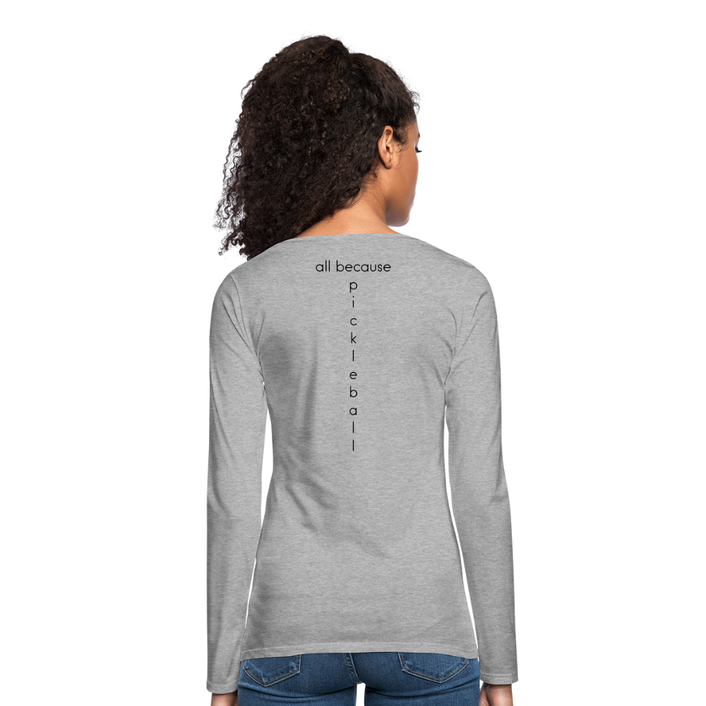 Poacher Women's Premium Long Sleeve T-Shirt | Spreadshirt 876 - heather gray