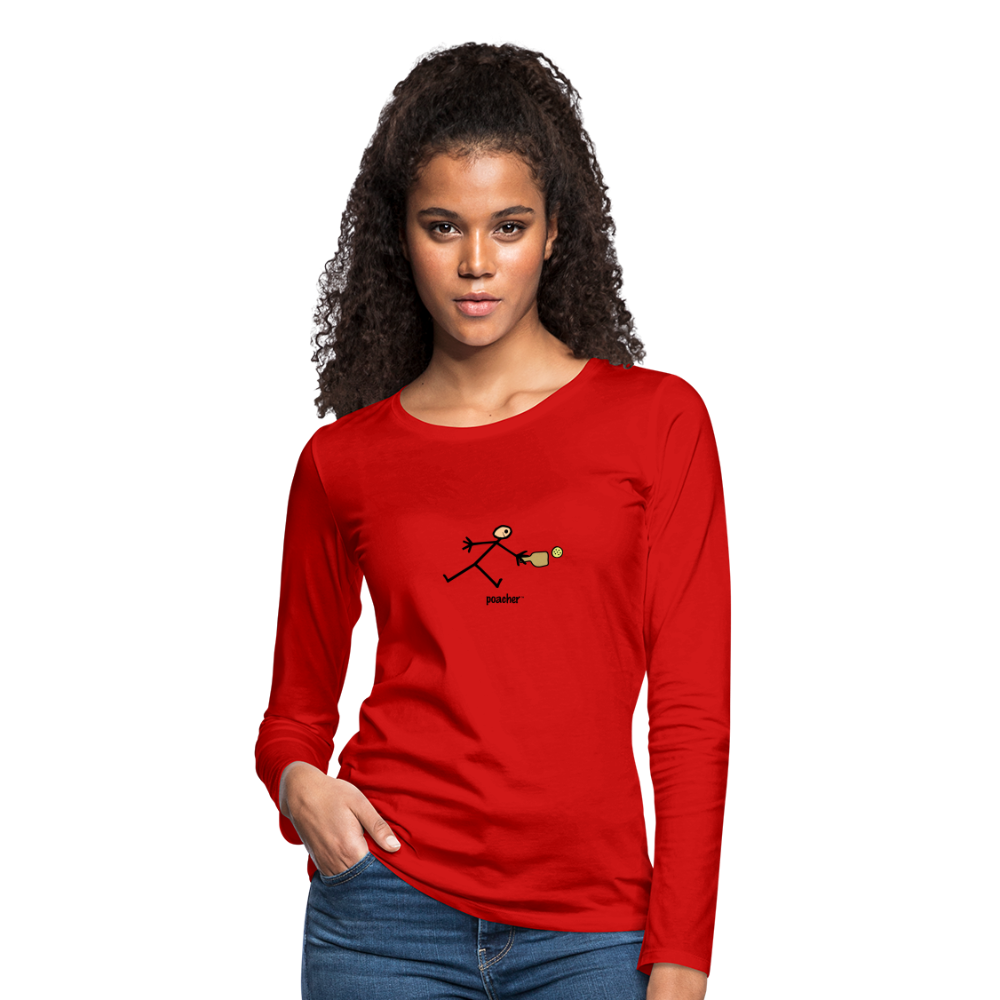 Poacher Women's Premium Long Sleeve T-Shirt | Spreadshirt 876 - red