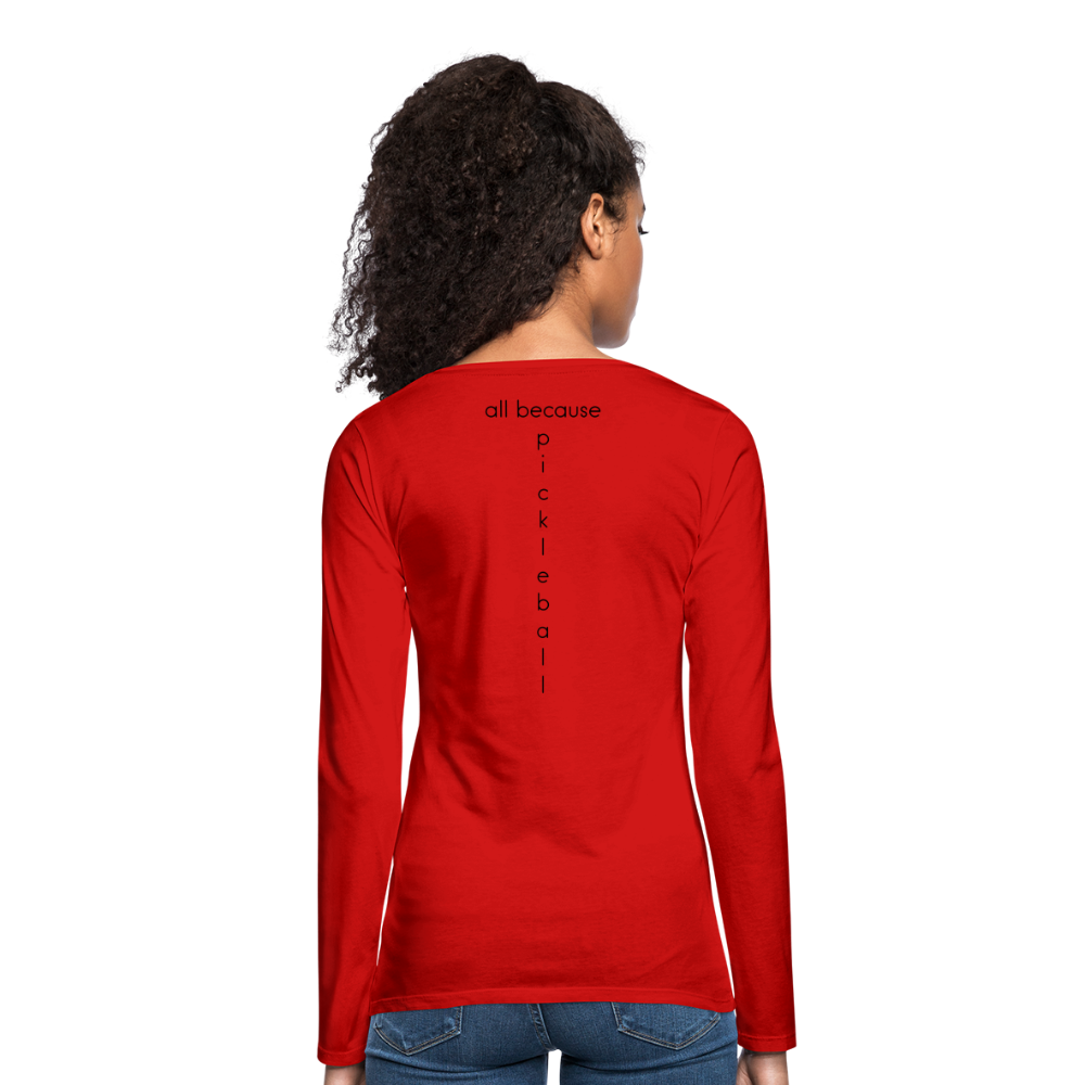 Poacher Women's Premium Long Sleeve T-Shirt | Spreadshirt 876 - red