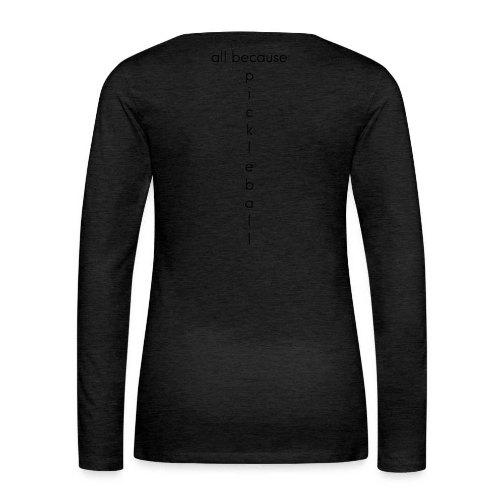 Poacher Women's Premium Long Sleeve T-Shirt | Spreadshirt 876 - charcoal grey