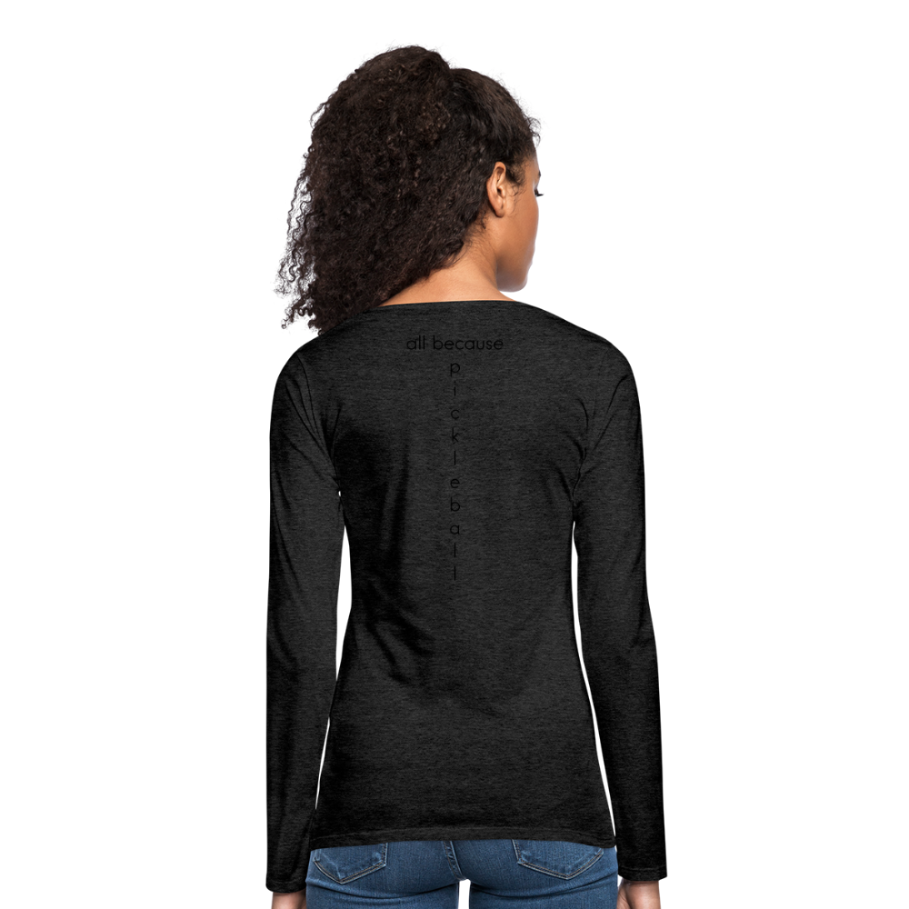 Poacher Women's Premium Long Sleeve T-Shirt | Spreadshirt 876 - charcoal grey