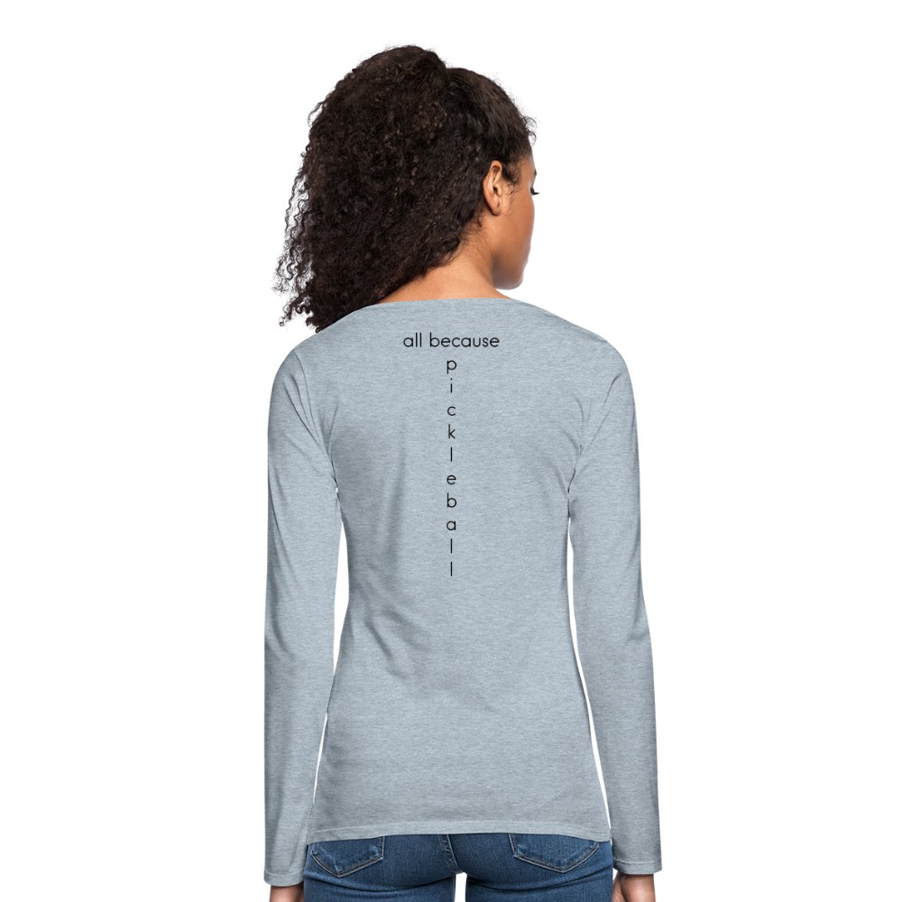 Poacher Women's Premium Long Sleeve T-Shirt | Spreadshirt 876 - heather ice blue