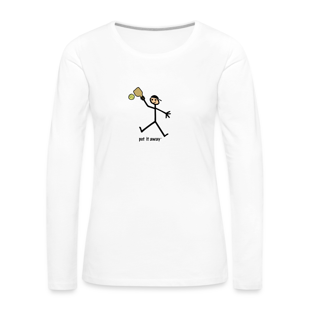 Put It Away Women's Premium Long Sleeve T-Shirt | Spreadshirt 876 - white