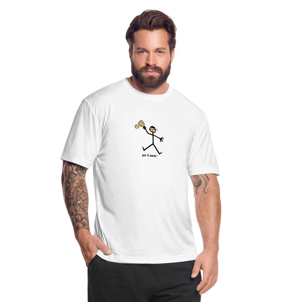 Put It Away Men’s Moisture Wicking Performance T-Shirt | Sport-Tek ST350 - white