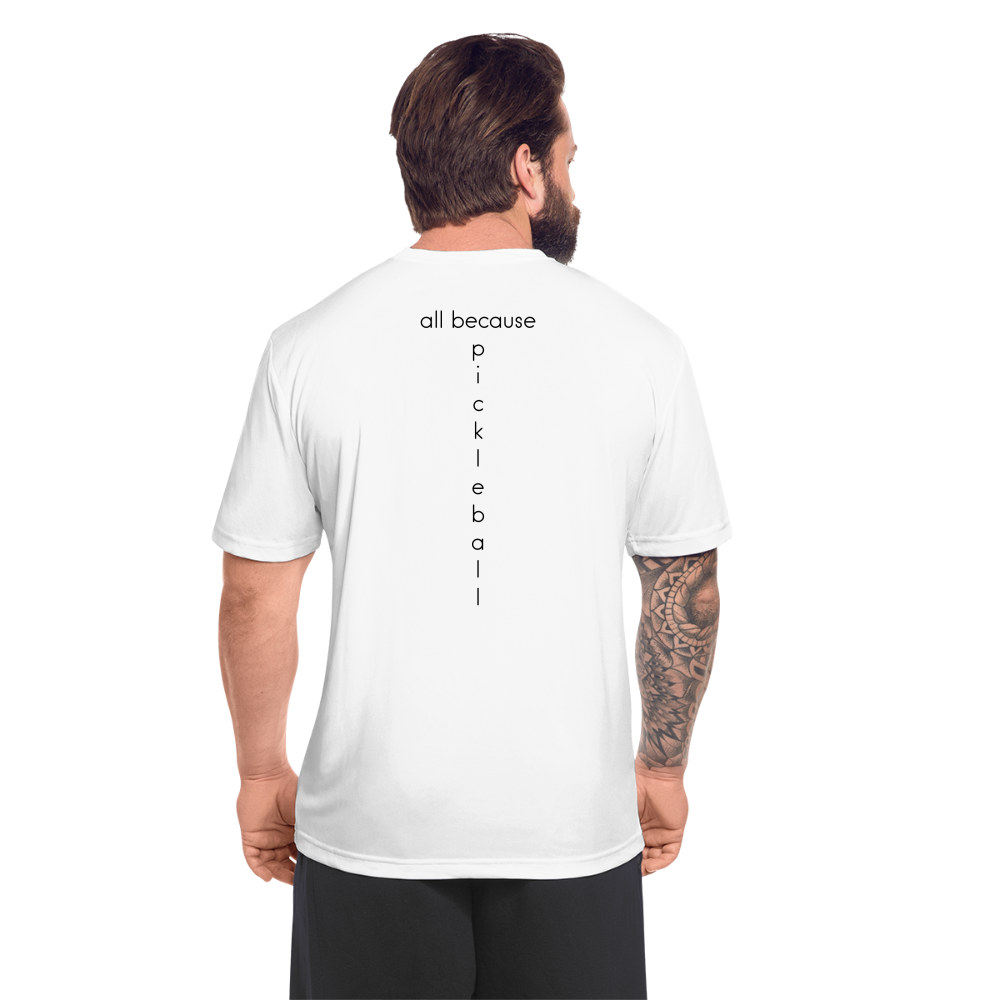 Put It Away Men’s Moisture Wicking Performance T-Shirt | Sport-Tek ST350 - white