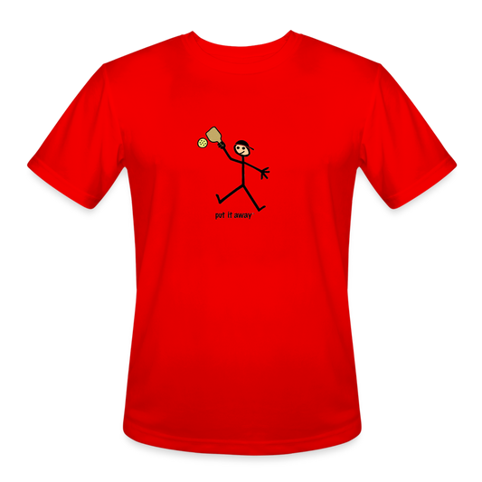 Put It Away Men’s Moisture Wicking Performance T-Shirt | Sport-Tek ST350 - red