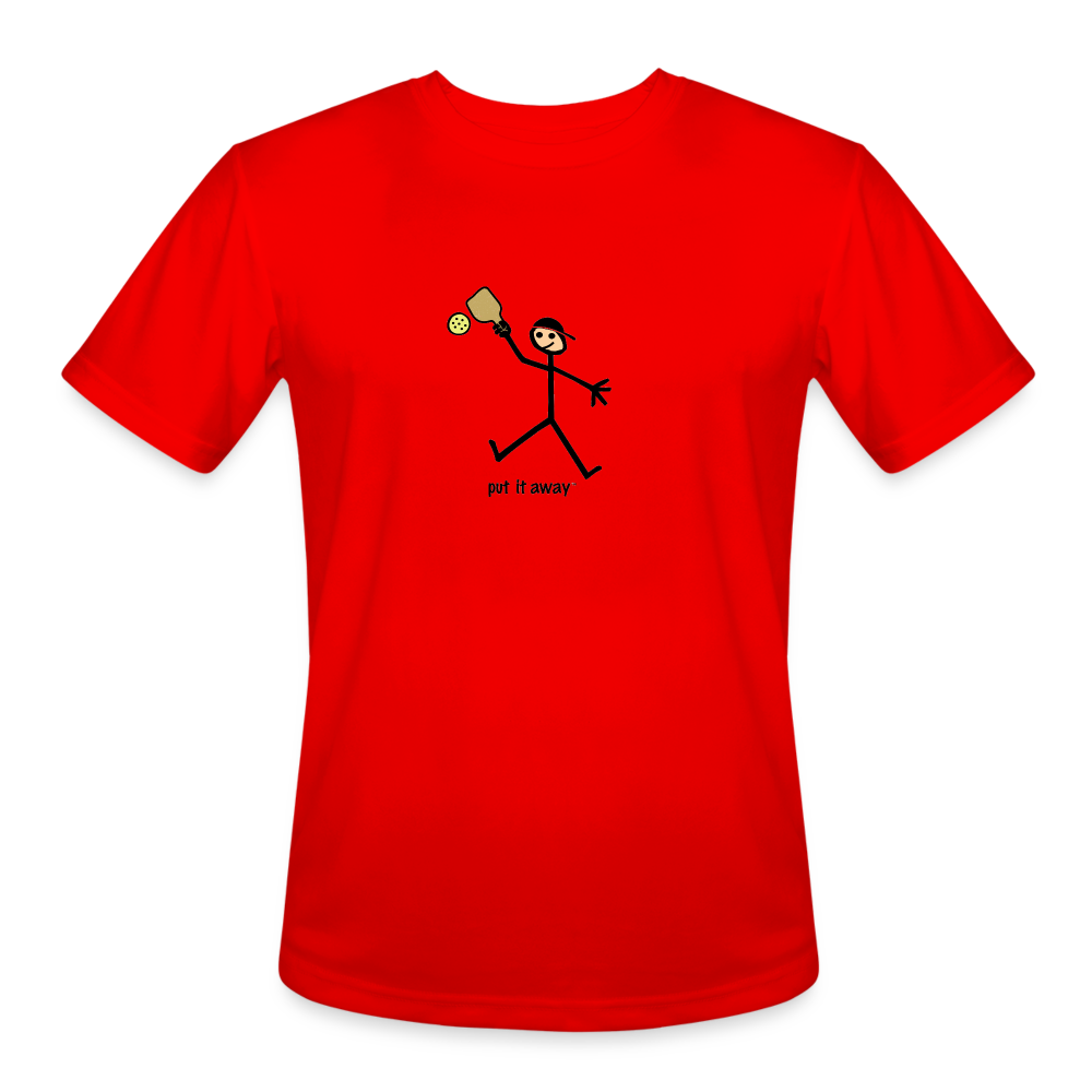 Put It Away Men’s Moisture Wicking Performance T-Shirt | Sport-Tek ST350 - red