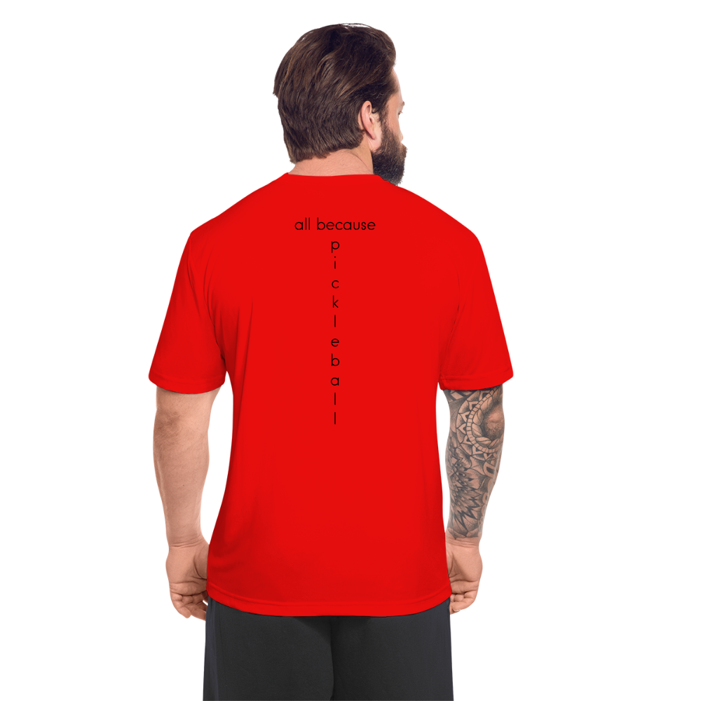 Put It Away Men’s Moisture Wicking Performance T-Shirt | Sport-Tek ST350 - red