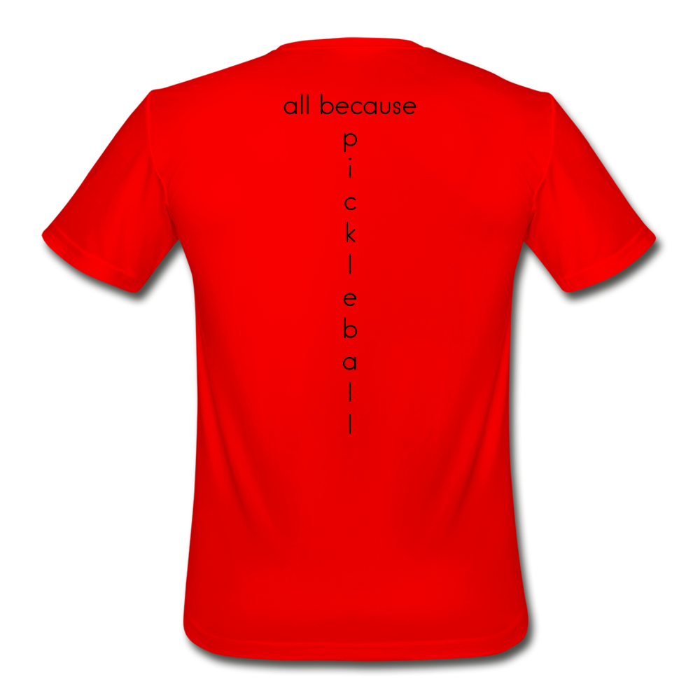 Dinkers & Bangers Men’s Moisture Wicking Performance T-Shirt | Sport-Tek ST350 - red