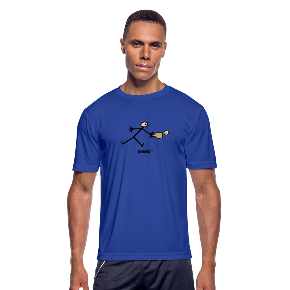 Poacher Men’s Moisture Wicking Performance T-Shirt | Sport-Tek ST350 - royal blue