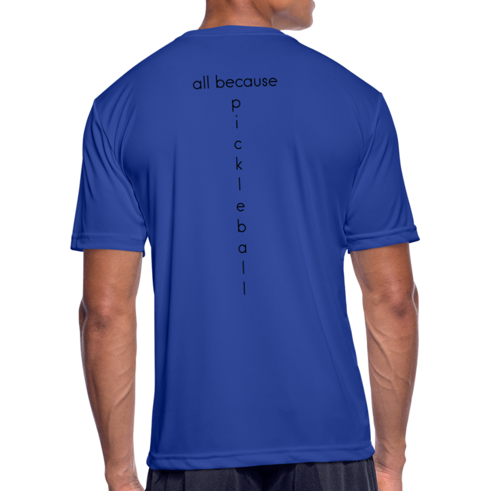 Poacher Men’s Moisture Wicking Performance T-Shirt | Sport-Tek ST350 - royal blue