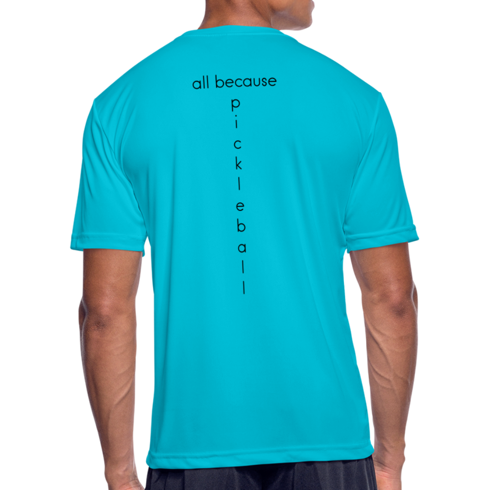 Poacher Men’s Moisture Wicking Performance T-Shirt | Sport-Tek ST350 - turquoise