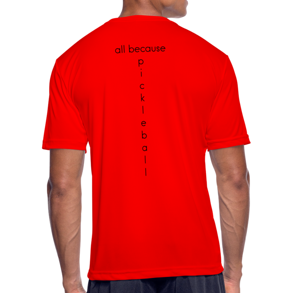 Poacher Men’s Moisture Wicking Performance T-Shirt | Sport-Tek ST350 - red