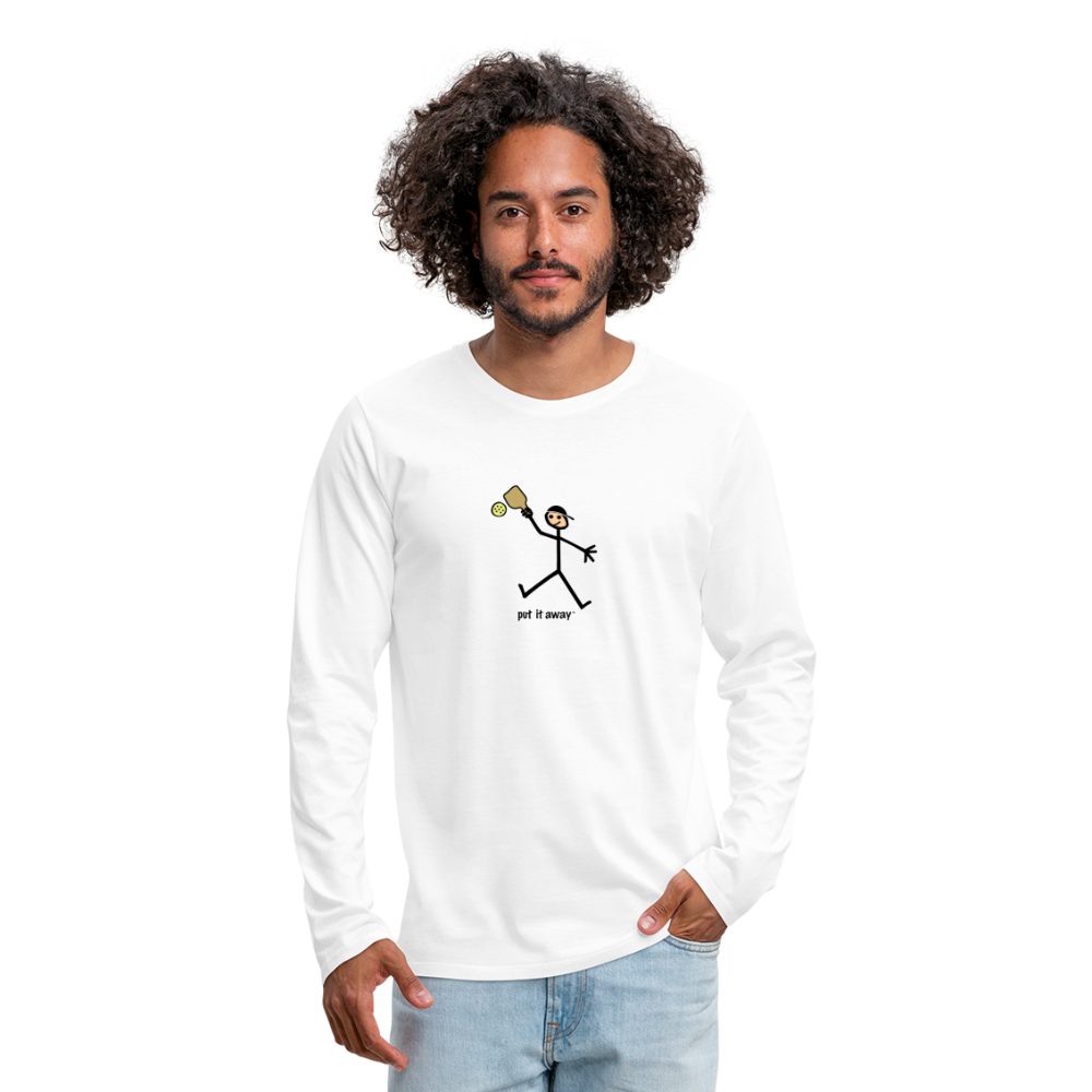 Put It Away Men's Premium Long Sleeve T-Shirt | Spreadshirt 875 - white