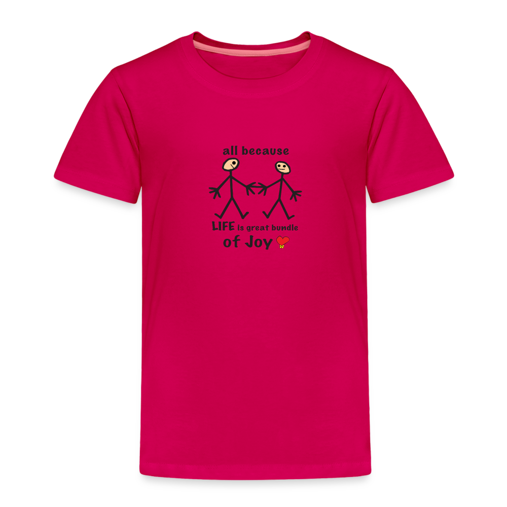 AB Life is a Bundle of Joy in Toddler Premium T-Shirt | Spreadshirt 814 - dark pink