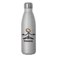 Ommm  Insulated Stainless Steel Water Bottle - silver glitter