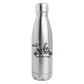 built for two Insulated Stainless Steel Water Bottle - silver