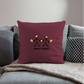 dinkers & bangers Throw Pillow Cover - burgundy