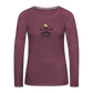 Ommm Women's Premium Long Sleeve T-Shirt - heather burgundy