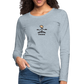 Ommm Women's Premium Long Sleeve T-Shirt - heather ice blue