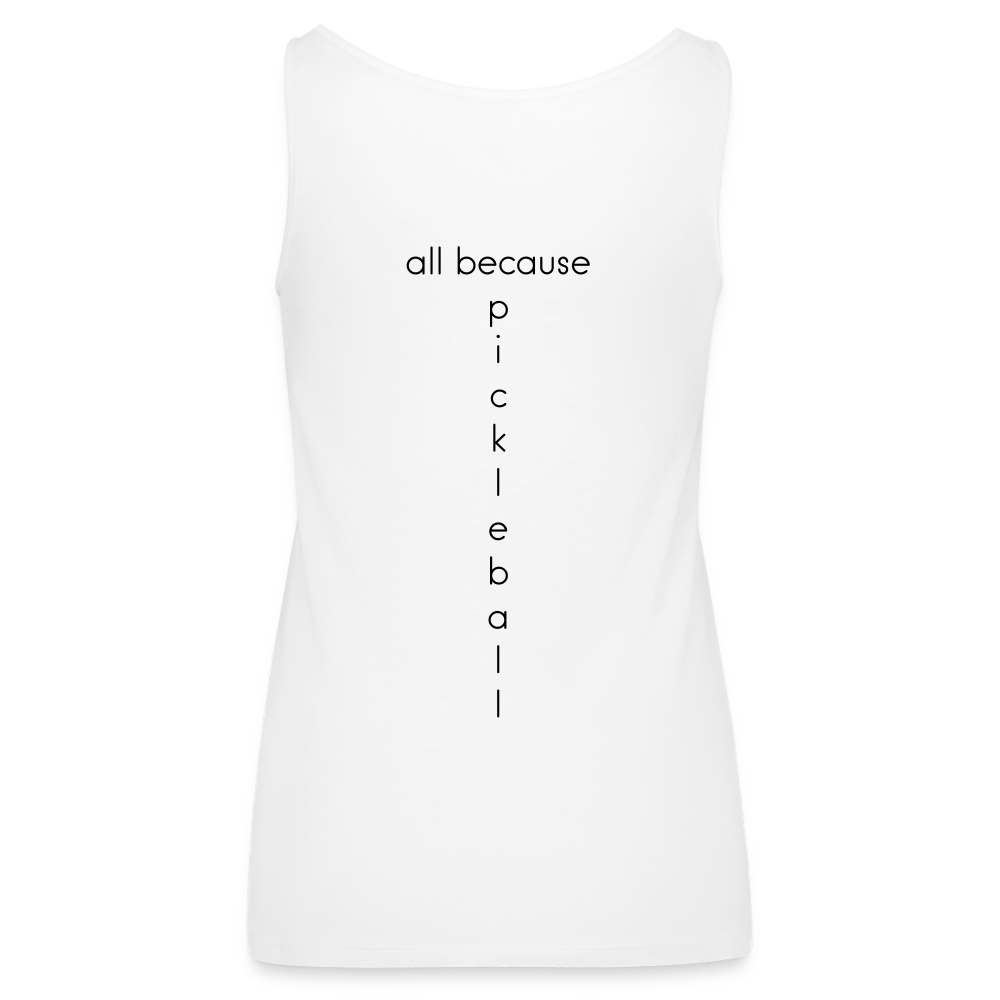 Poacher Women’s Premium Tank Top - white