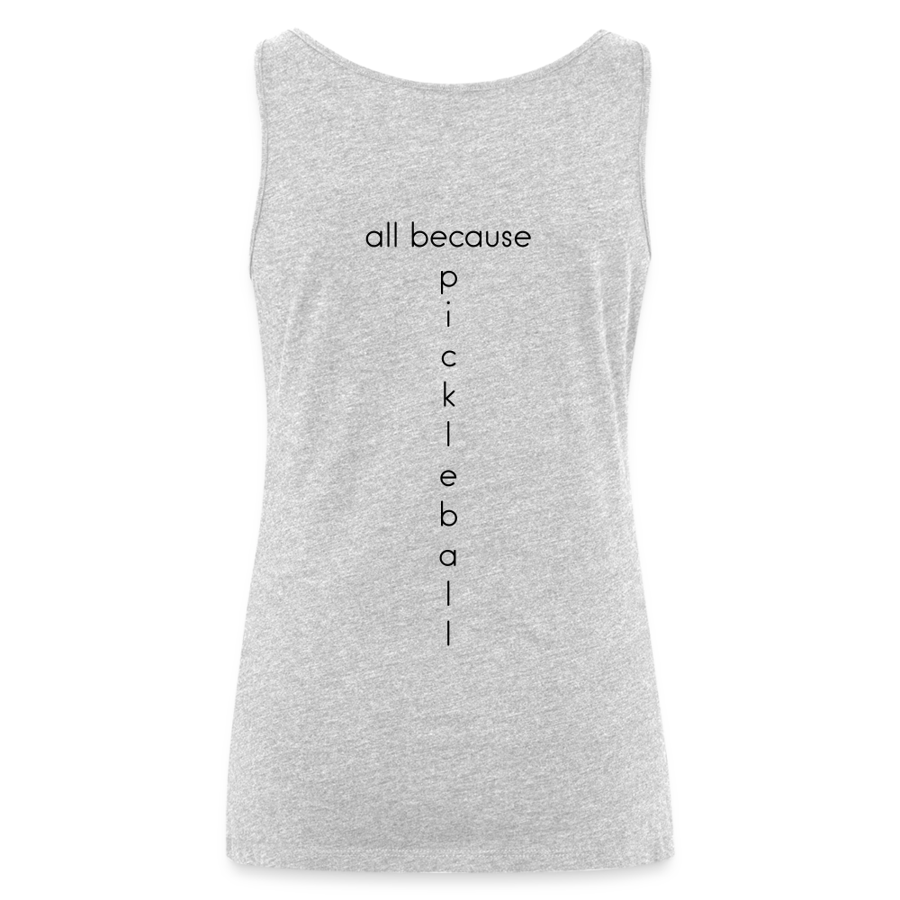 Poacher Women’s Premium Tank Top - heather gray