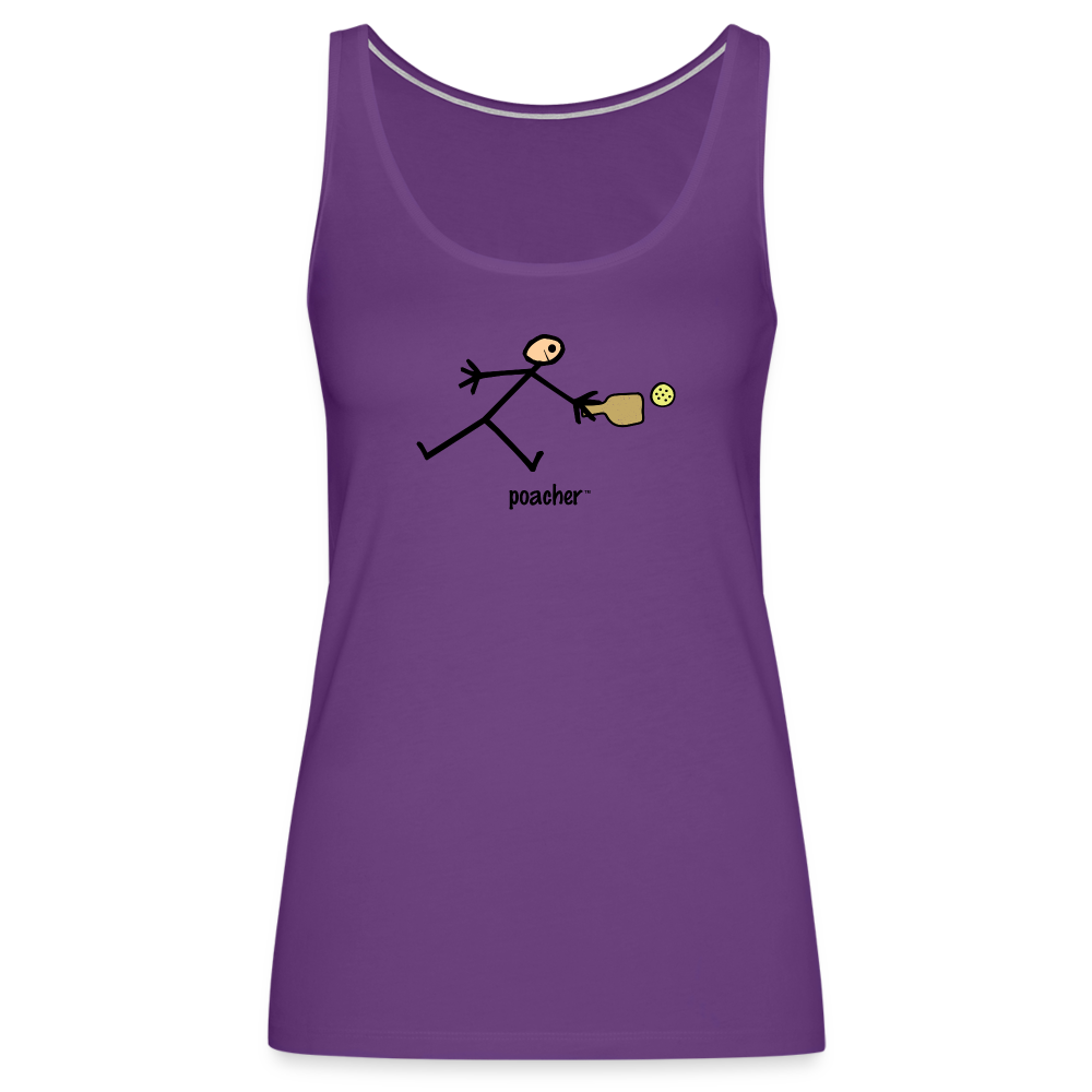 Poacher Women’s Premium Tank Top - purple