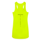 Put It Away Women’s Performance Racerback Tank Top - neon yellow